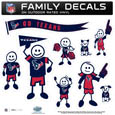 Houston Texans Family Decal Set Large